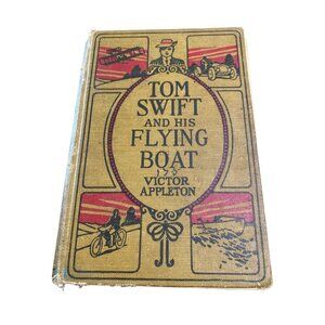 Tom Swift and His Flying Boat‎ Hardcover Victor Appleton Vintage Science Fiction
